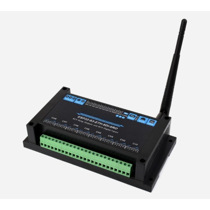 Esp32 Wifi Bluetooth Module - ESP32‑S3 산업용 8채널 네트워크 릴레이 모듈