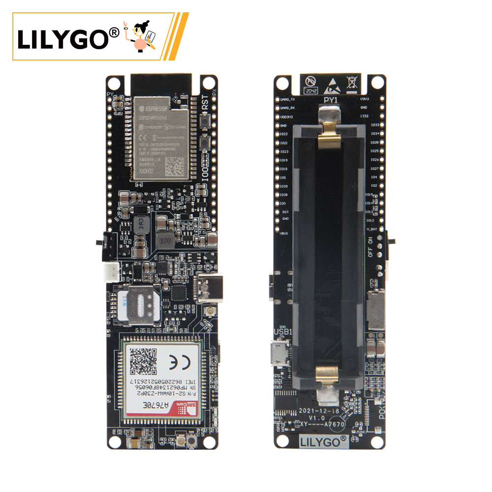 Esp32 Wifi Bluetooth Module - LILYGO® TTGO T-A7670G/E/SA R2 4G 개발