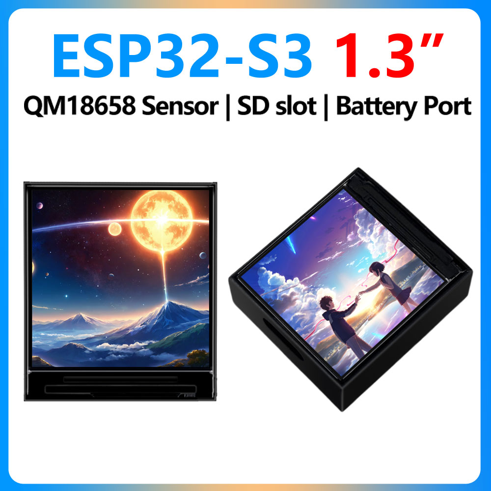 Espressif Esp32 - Waveshare ESP32-S3 1.3인치 LCD 미니 TV