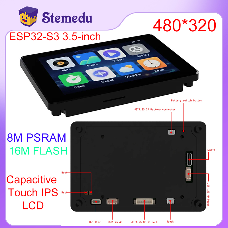 Espressif Esp32 - 미니 ESP32-S3 정전식 터치 IPS 모듈,