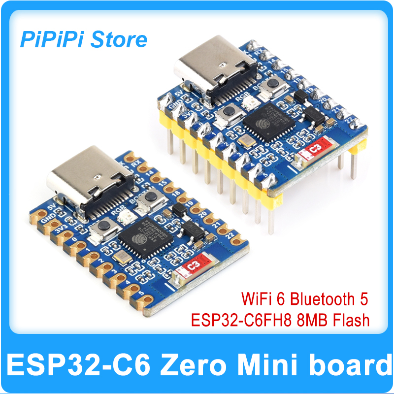 Esp32 Wifi Bluetooth Module - ESP32-C6FH8 기반 ESP32-C6 제로 슈퍼 미니