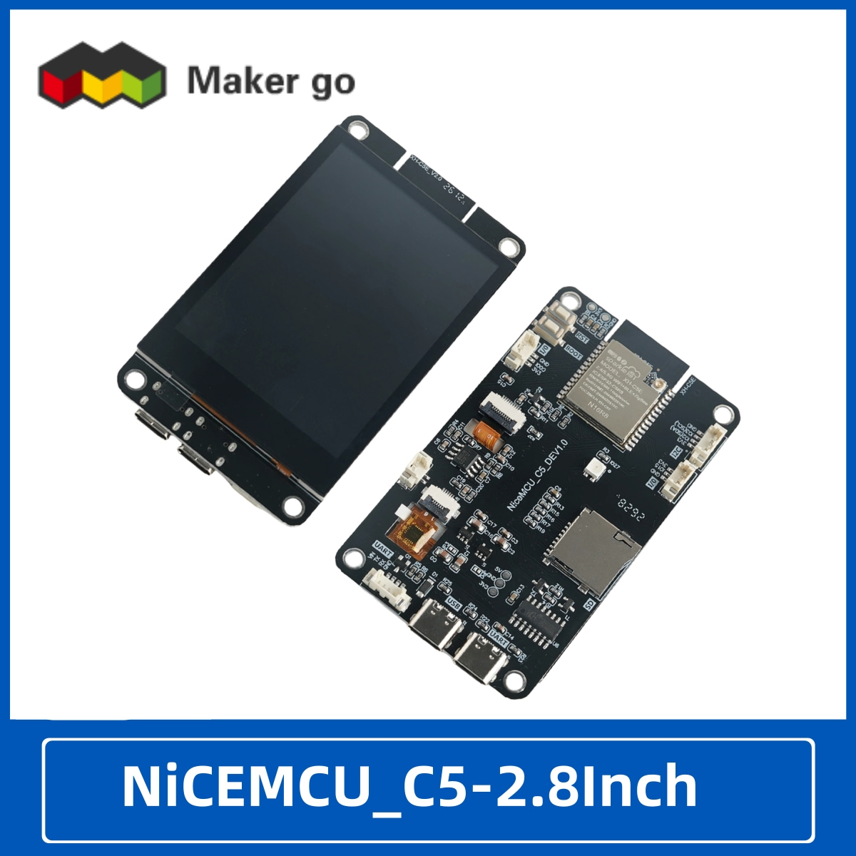 Esp32 Uart Module - AI와 호환되는 2.8인치 터치스크린 디스플레이와 듀얼