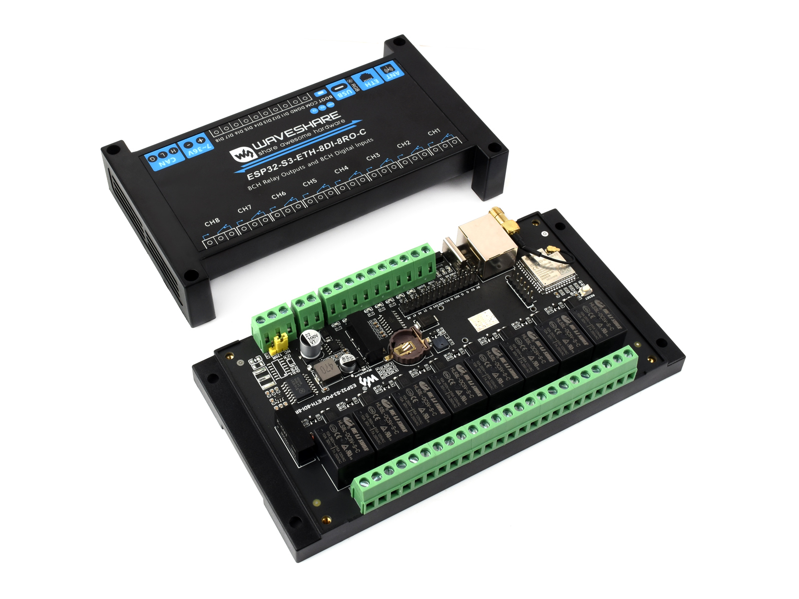 산업용 8채널 ESP32-S3 WiFi 릴레이 모듈,  - Esp32 S3 리뷰 및 가격