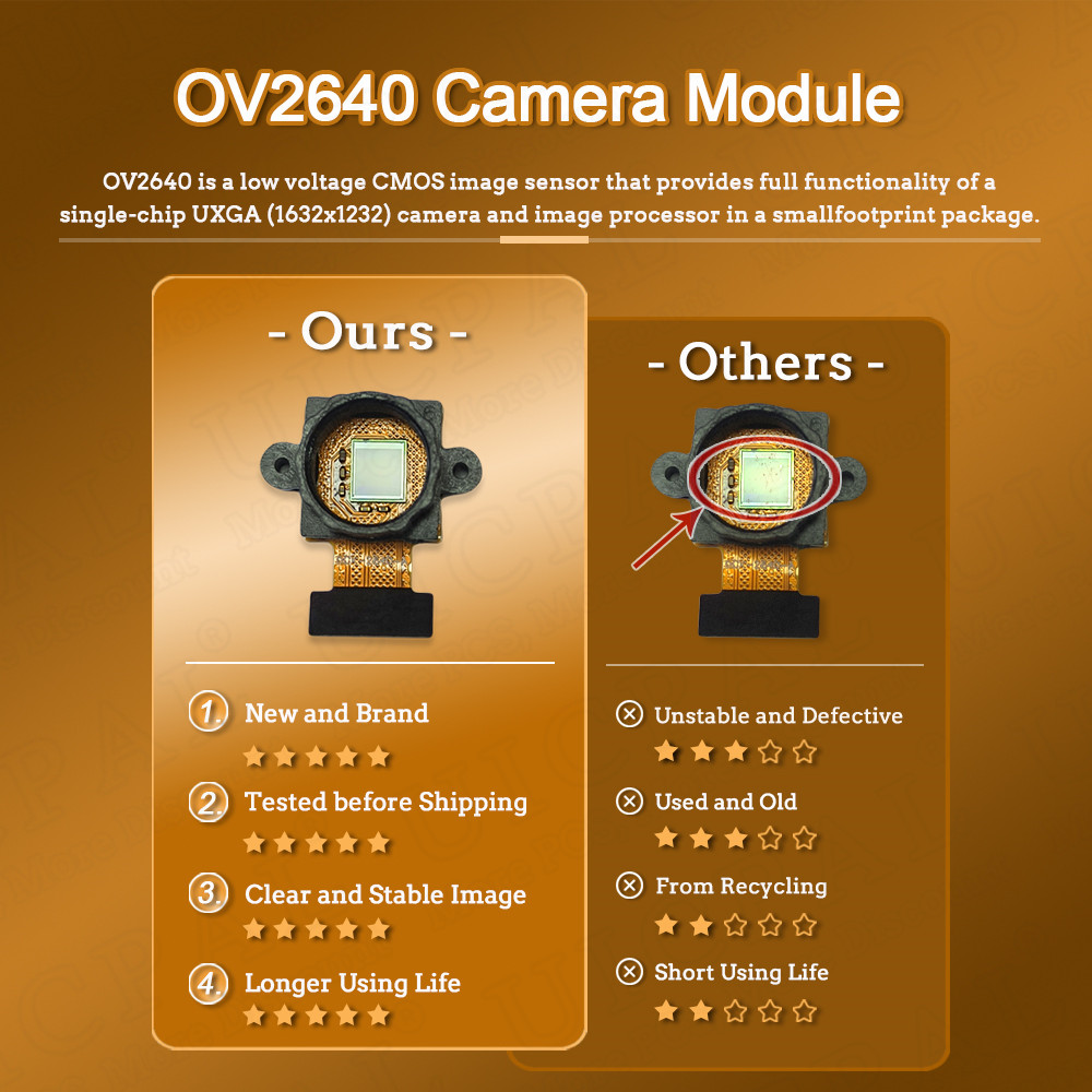 ESP32-CAM용 새로운 OV2640 카메라 모듈 2 - Esp32 Devkit 리뷰 및 가격