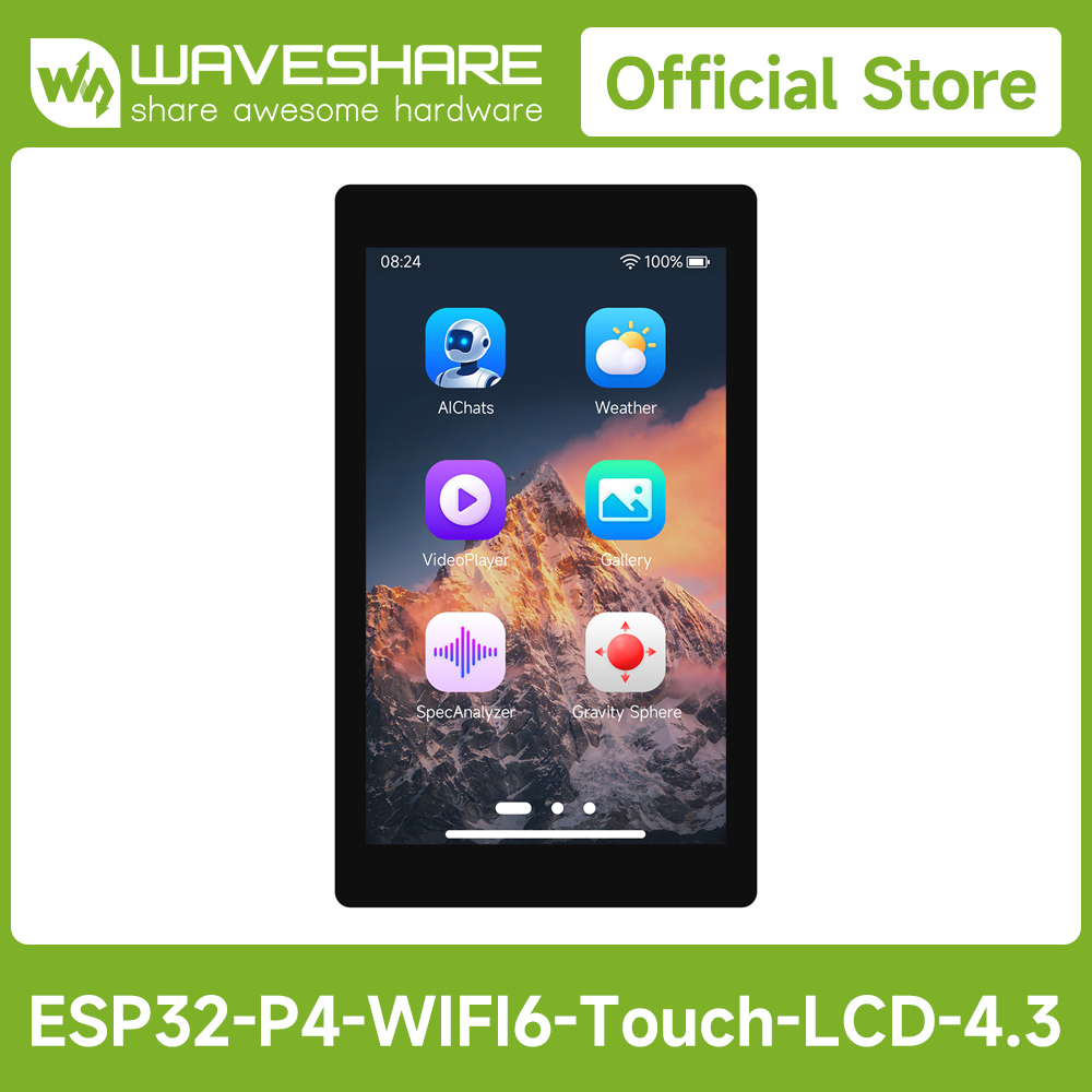 Waveshare ESP32-P4-WIFI6 4.3인치 - Esp32 Development Board 리뷰 및 가격